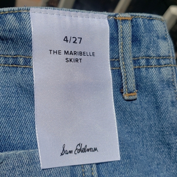 Sam Edelman Maribelle Release Hem denim skirt - Picture 7 of 9